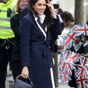 J.Crew Tipped topcoat in Italian Stadium-Cloth Wool - Size 4